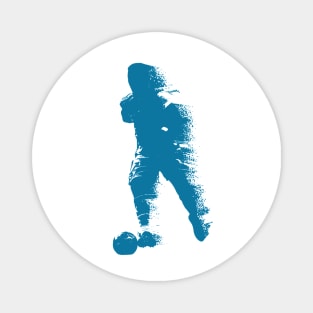 Football Soccer Player - Abstract Watercolor Style Magnet